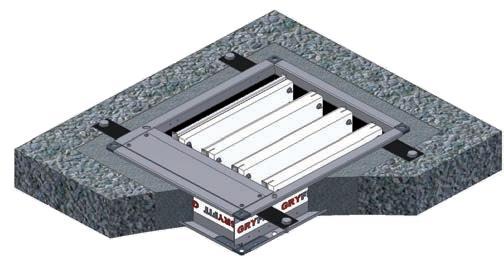 SELECTION INSTLLTION OF WIT VENTILTION DUCT CONNECTED ON BOT SIDES Fire damper Ventilaction duct P>10 10 L r x r L x L r x r INSTLLTION OF IN CEILING GRYFIT damper may be mounted to the ceiling with