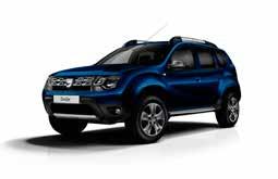 Equipment CORE FEATURES - standard on all versions of New Dacia Duster LAUREATE - additional equipment over Ambiance Exterior Features Black front and rear bumpers (lower section) Double optic