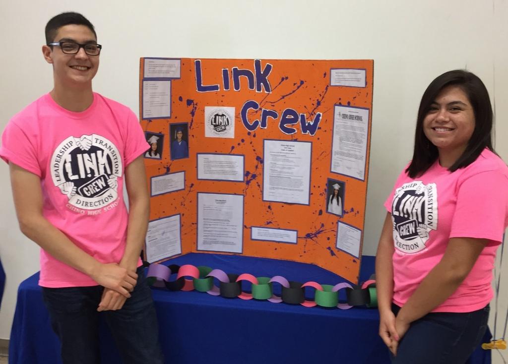 Link Crew, comprised of older Chino High