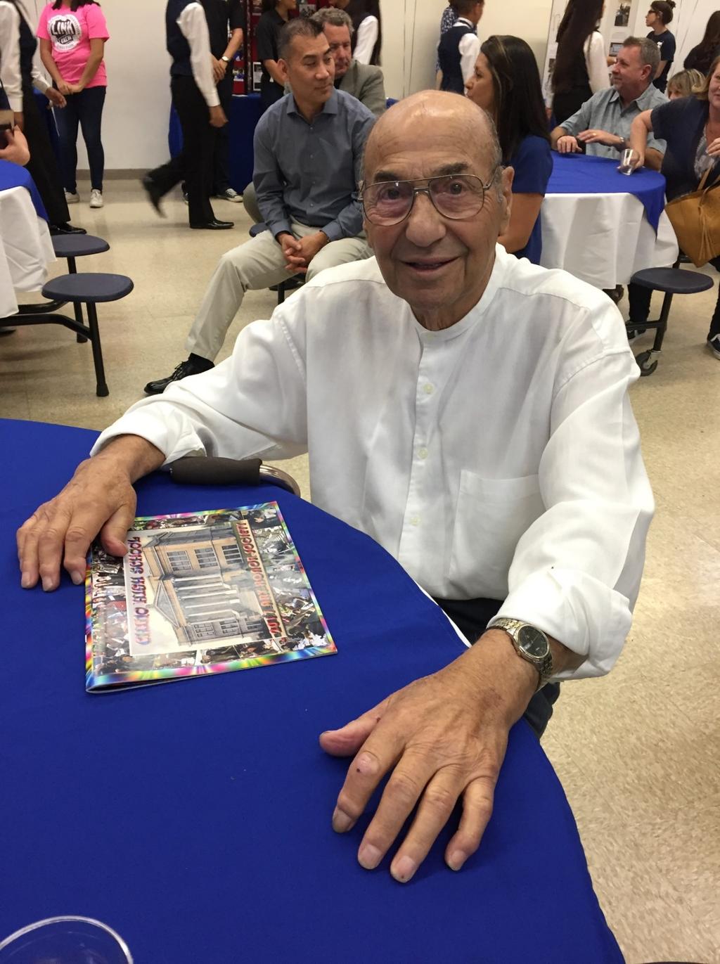 Dave George, a 1950 graduate of Chino High, is one of the guests of