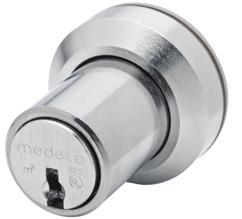 Plunger Locks 187 Plunger Locks Medeco plunger locks are specifically designed for use in wooden or metal sliding doors.