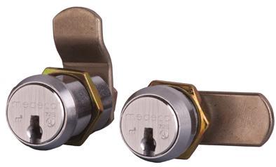 176 Cam Locks Cam Locks Medeco High Security Cam Locks are recognized throughout the world as the standard for protection in a 3/4 inch diameter lock.