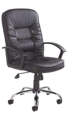 support, the Ascona high back managers chair will not look out of place in any office setting.