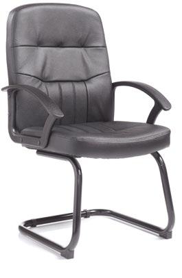 Cavalier - Leather faced executive chair The Cavalier managers chair is a soft, supple leather faced chair carefully stitched and tufted for plush comfort for a