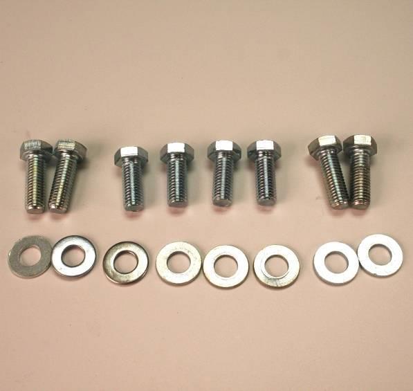 16 Locate four (4) ½ in X 1 ¼ bolts, P/N SPS100088, four (4) ½ in X 1 ½ bolts, P/N SPS100089 and eight (8) ½