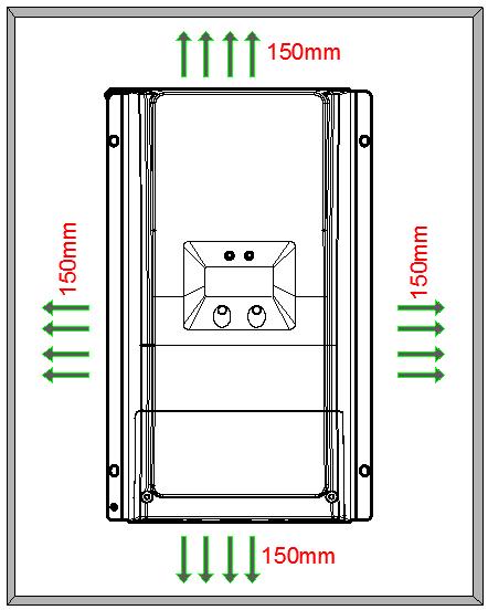 BEIJING EPSOLAR TECHNOLOGY CO.,LTD. Step 2:Remove the terminal protective cover Step3:Connect the battery❶(left) and PV❷(Right) NOTE: Disconnect the system in the reverse order.