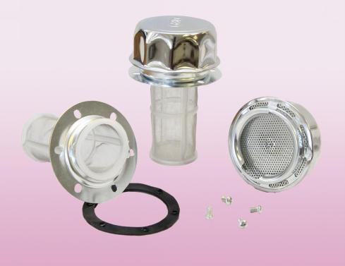 IFP FILLER / BREATHER CAPS Chrome plated steel cap air flow to 25 CFM Ready to install hardware kit Filtration : 40 micron foam element 40 mesh Metal basket IFP 1041 C D F G SIX