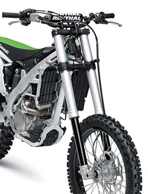 Kawasaki Technology Click icon for more information Key Features of the 2017 KX250F 4 position adjustable handlebar Separate Function front Fork (SFF) Type 2 Oversized petal disc brakes Factory