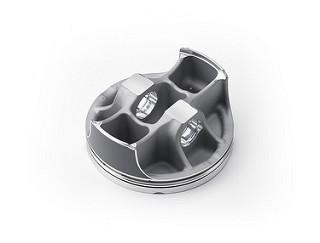 BRIDGED BOX BOTTOM PISTON DESIGN High-performance piston, featuring the same design used on our factory racers, contributes to strong performance at all rpm.