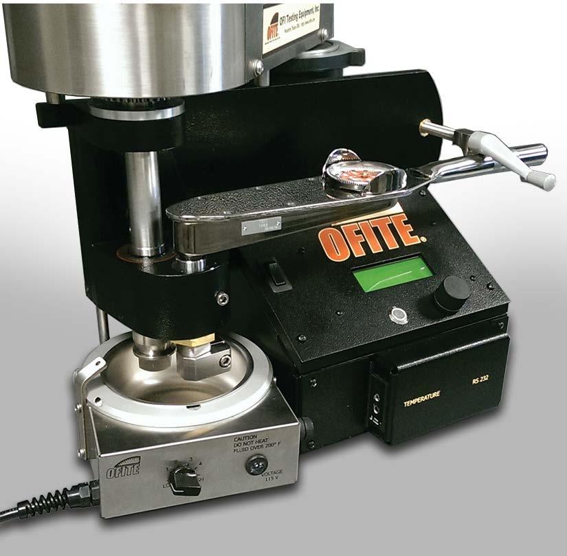 Heat Cup Cup heaters (included with #112-00-C and #112-00-1-C) are designed for controlling the temperature of a mud sample while taking readings with a Lubricity Tester. 1.