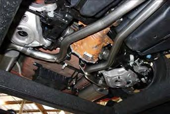Repeat Step 4 for installation of the R/H Intermediate Pipe Assembly. Check your exhaust system for proper clearance under the vehicle and also for tip alignment. (See Fig. 10) 7.