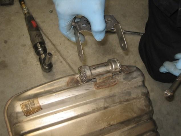 Borla Performance Exhaust System Installation 15 1. Place OEM muffler sections and clamps aside. (See Fig. 15) 2.