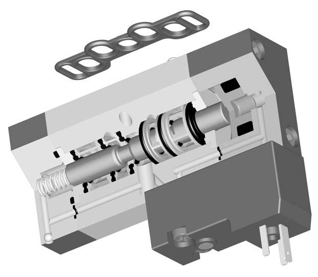 ricambi per valvole VDMA 18 mm spare parts for 18 mm VDMA valves 1. Molla: acciaio [spring: steel]. Spola: alluminio 11S nichelato [spool: aluminium 11S, nickeled] 3.