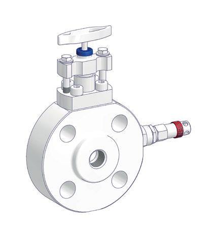 Process Monoflanges Process Monoflanges are designed to replace the traditional primary isolation valve, the primary isolation valve (OS & Y bolted bonnet)