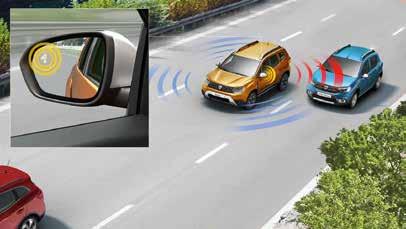 Blind Spot Warning New Seat Belt Reminder (SBR) with dashboard display and a warning when any vehicles at the back or side are between three and five New bumper damper and bonnet design for improved