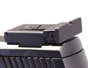 Micrometer Click Adjustable Target Rear Sight Integral Picatinny-Style Rail External
