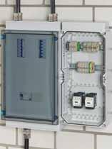 Load centers are used to control light, heat or power circuits which are installed in enclosures made from polycarbonate.
