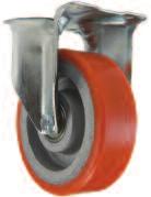 All brakes are high quality Total Stop brakes and will lock both the wheel and swivel head.