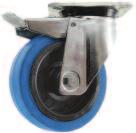 Heavy Duty Top Plate Fitting Castors K Series Heavy Duty Castors: 180kg - 1800kg Manufactured from heavy gauge zinc plated pressed steel with a king pin assembly, the robust K Series range are all