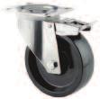 High Temperature Medium Duty Castors and s 34 (Pressed Steel Bracket) and GNG Series (Fabricated Bracket) Pressed or fabricated steel brackets, specialist wheels and double ball race swivel heads