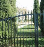 Driveway Gates Elegant and robust steel gate that has been pre-treated for