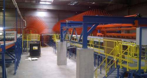 Siempelkamp MDF press line / Ugie (South-Africa) Gluing Forming lines Continuous multi-daylight