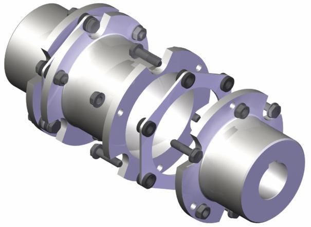 Torsionally Rigid All-Steel Couplings ARPEX ARS-6 Series General information Design The classic design of an ARPEX couplings of the ARS-6 series is shown in the following illustration.