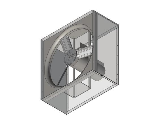 ELT DRIVE SIDEWLL PROPELLER FNS WLL OLLR MOUNTING OPTION The heavy-gauge, all G-90 galvanized mounting collar provides a simple solution to installing a fan in a rough wall opening when a rear safety