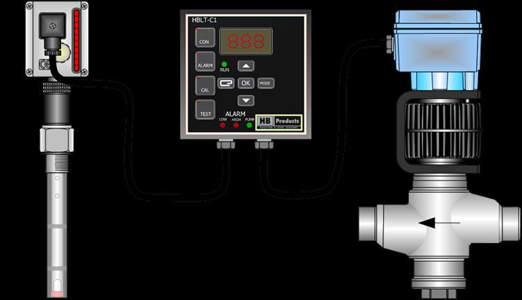 Introduction HBLT-C1 is designed for level control in vessels in industrial refrigeration systems.