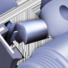 Precision taper roller bearing support to increase radial and axial