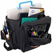 Comfortable, adjustable, padded backpack straps.