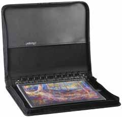 36 Portfolios, Presentation Cases, Tubes Premier Series Leather Presentation Cases This premium case is constructed of genuine leather with a rugged nylon coil zipper.