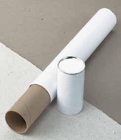 This rugged plastic tube features 1/2" protective foam in top and bottom.