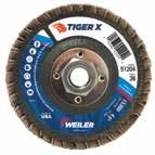TIGER PAW FLAP DISCS Grinds better. Lasts longer. Does more.