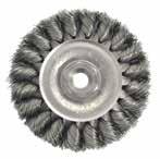 ROUGHNECK STRINGER BEAD WHEELS The standard for high-performance weld cleaning brushes.