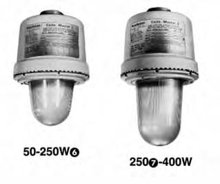 1-17 Type Mounting Hub Size (Inches) Catalog Number Mounting Hoods Pendant One Hub 3/4 CAP-75 1 CAP-100 Ceiling Four Hubs, 3/4 CAC-75 Three Close-Up Plugs 1 CAC-100 Bracket Four Hubs, 3/4 CALB-75