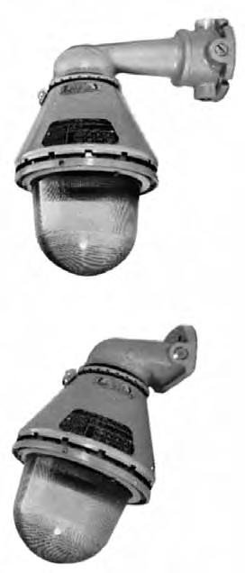 Class I, Div. 1 and 2 roups C,D Class II, Div. 1 and 2 roups E,F, Class III UL 1598, 844 1-35 A-51 Series HID Without Ballasts Explosionproof, Dust-Ignitionproof. Factory-Sealed.