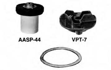 roup A & B Fixtures) AASP-44 Connection Block For all A-51 HID fixtures VPT-7 askets Composition Fiber or Aluminum Requires