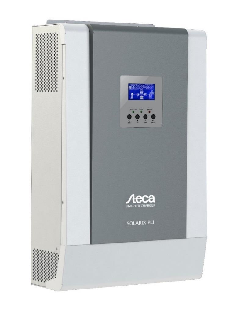 Inverter / Charger with MPPT charge controller All-in-one: 5 kw pure sine wave inverter (10 kw up to 5 s) 80 A MPPT charge controller (max.