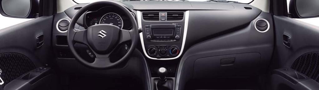 CABIN & SEATS EZ Drive Superior Interior Quality The Celerio s interior exceeds A segment customer expectations with a high quality feel that even satisfies customers downsizing from B segment cars.