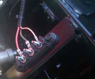 Figure - 6 18. Route the longest wires (usually BLUE & YELLOW) included with your winch from the solenoid or battery to the contactor location.