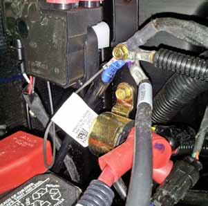 (Figure 8) Wire the red ignition wires for a mini-rocker switch or the controller to the terminal with the Orange and White wires shown in (Figure 8) using the supplied 22-18GA Spade
