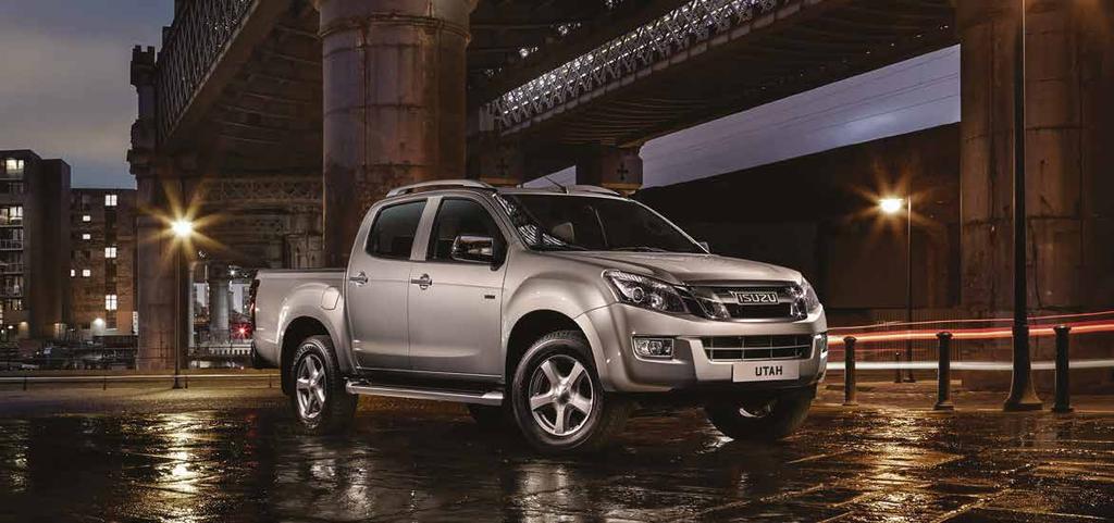 ISUZU D-MAX UTAH Leather Interior BASED ON THE YUKON, THE UTAH OFFERS AN ENHANCED LEVEL OF FEATURES THAT LETS YOU COMBINE WORK WITH PLEASURE.
