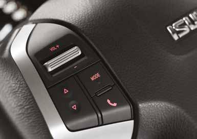Statistics on distance travelled, mileage, MPG and average speed are accessed at the touch of a button. Available on Yukon and Utah models.