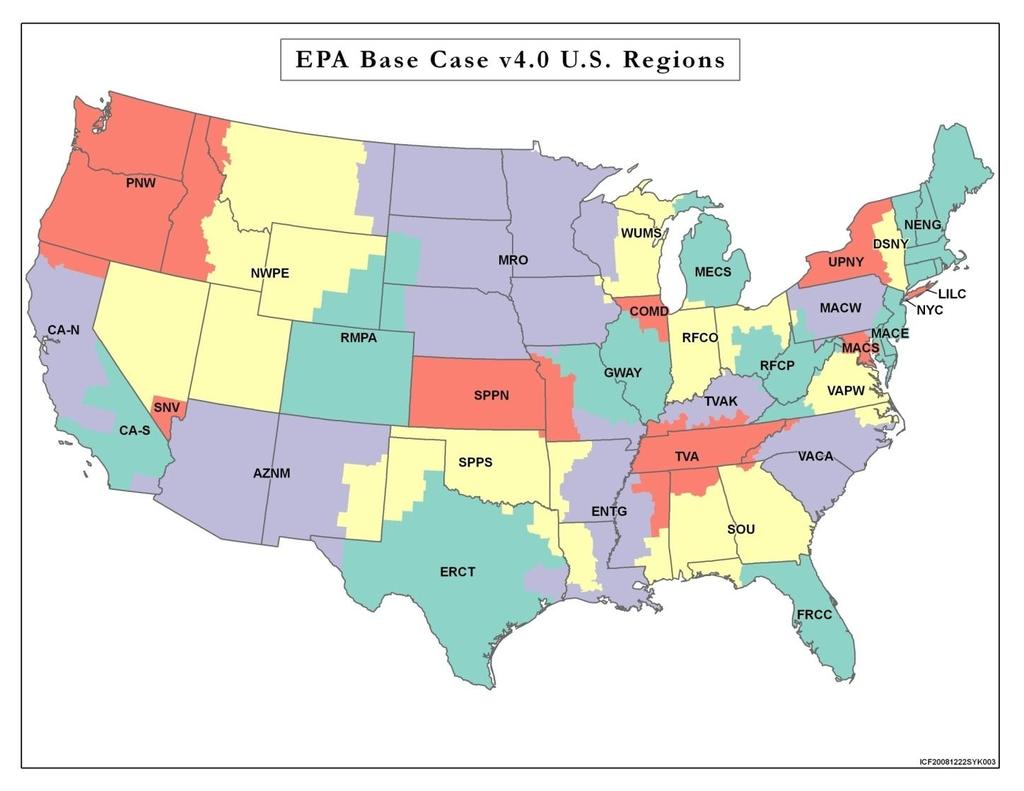 Modeling Power Plant Emissions EPA uses IPM to estimate power plant emissions Model Regions of IPM Long-term