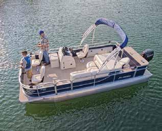 With perimeter fishing chairs, lounge seats and built-in