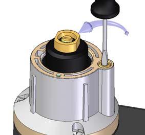 Remove the cap from top of the coil by loosening both screws. 2. Place a wrench on the adjustment hexagon nut. 3. Turn wrench counter-clockwise to increase or clockwise to decrease the flow rate. 4.