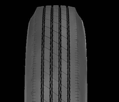 Utility Series All Position Rib Sumitomo four steel belt casing construction resists punctures, increases vehicle stability and contributes to more retread cycles.