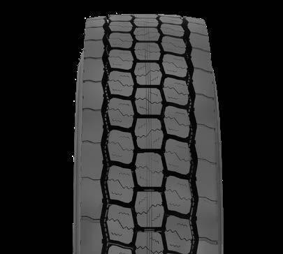 . Equipped with a wider footprint to distribute weight over a wider contact patch. Micro sipes in the tread blocks provide increased traction.