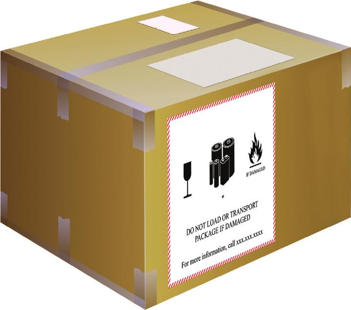 A package containing small lithium batteries or cells must be:* Marked to indicate that it contains lithium